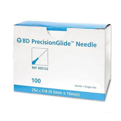 Needle 25ga x 5/8" PrecisionGlide Regular Bevel Bx/100