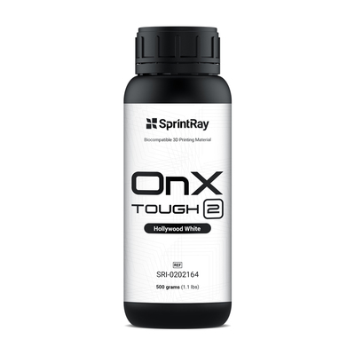 SprintRay OnX Tough 2 HW White 500g Resin F/Fixed Denture