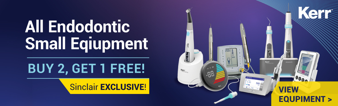 Kerr Small Endodontic Equipment: Buy 2, Get 1 FREE! (Sinclair Exclusive)