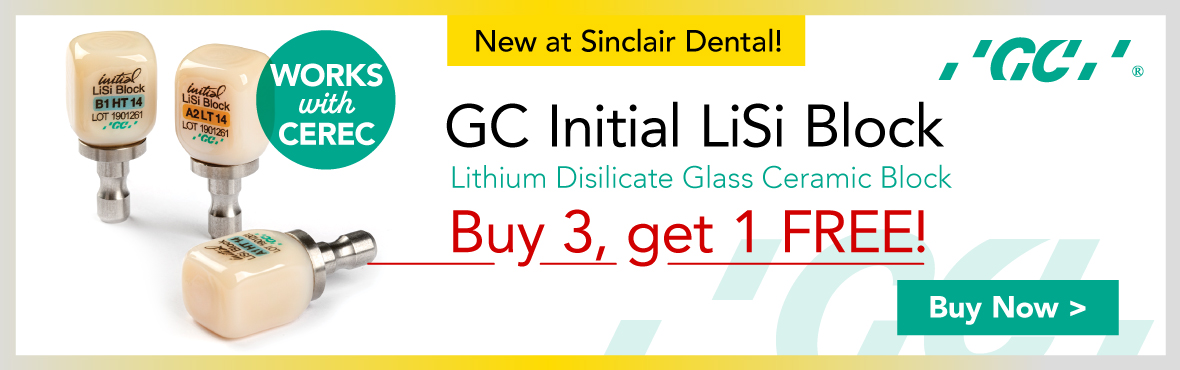 GC Initial LiSi Block: NEW AT SINCLAIR. Buy 3, Get 1 FREE!