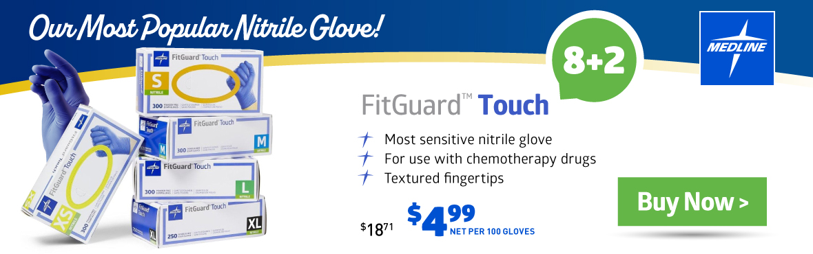 FitGuard Touch Nitrile Gloves: Buy 8, Get 2 FREE!