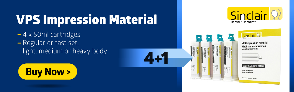 Sinclair VPS Impression Material: Buy 4, Get 1 FREE!