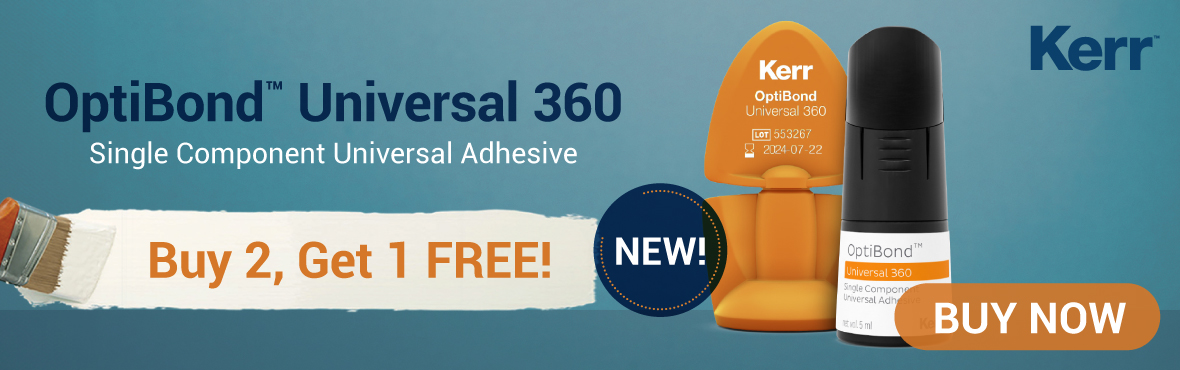 NEW! Kerr OptiBond Universal 360: Buy 2, Get 1 FREE!