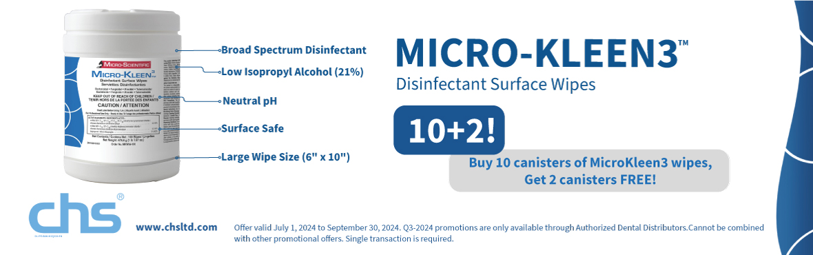 Micro-Kleen3 Disinfectant Surface Wipes: Buy 10, Get 2 FREE!
