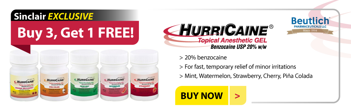 HurriCaine Anesthetic Gel: Buy 3, Get 1 FREE!